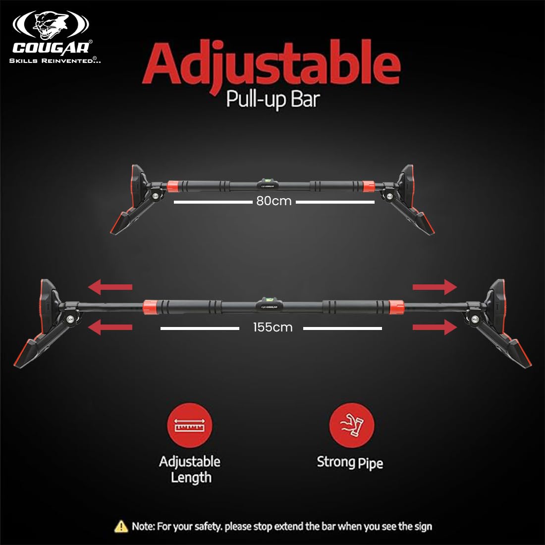 THREE WAY SUPPORT Pull Up Bars