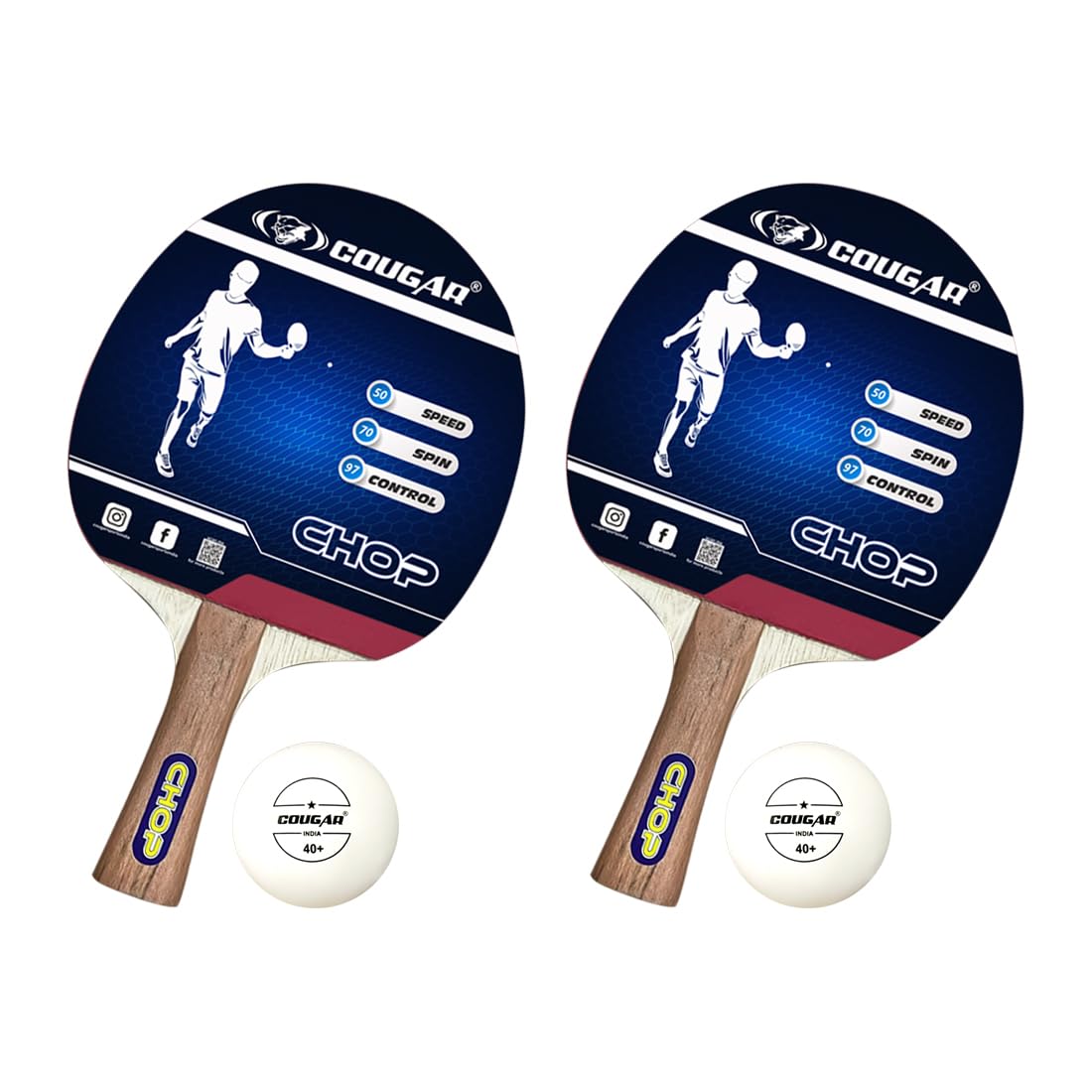 CHOP TABLE TENNIS RACKET