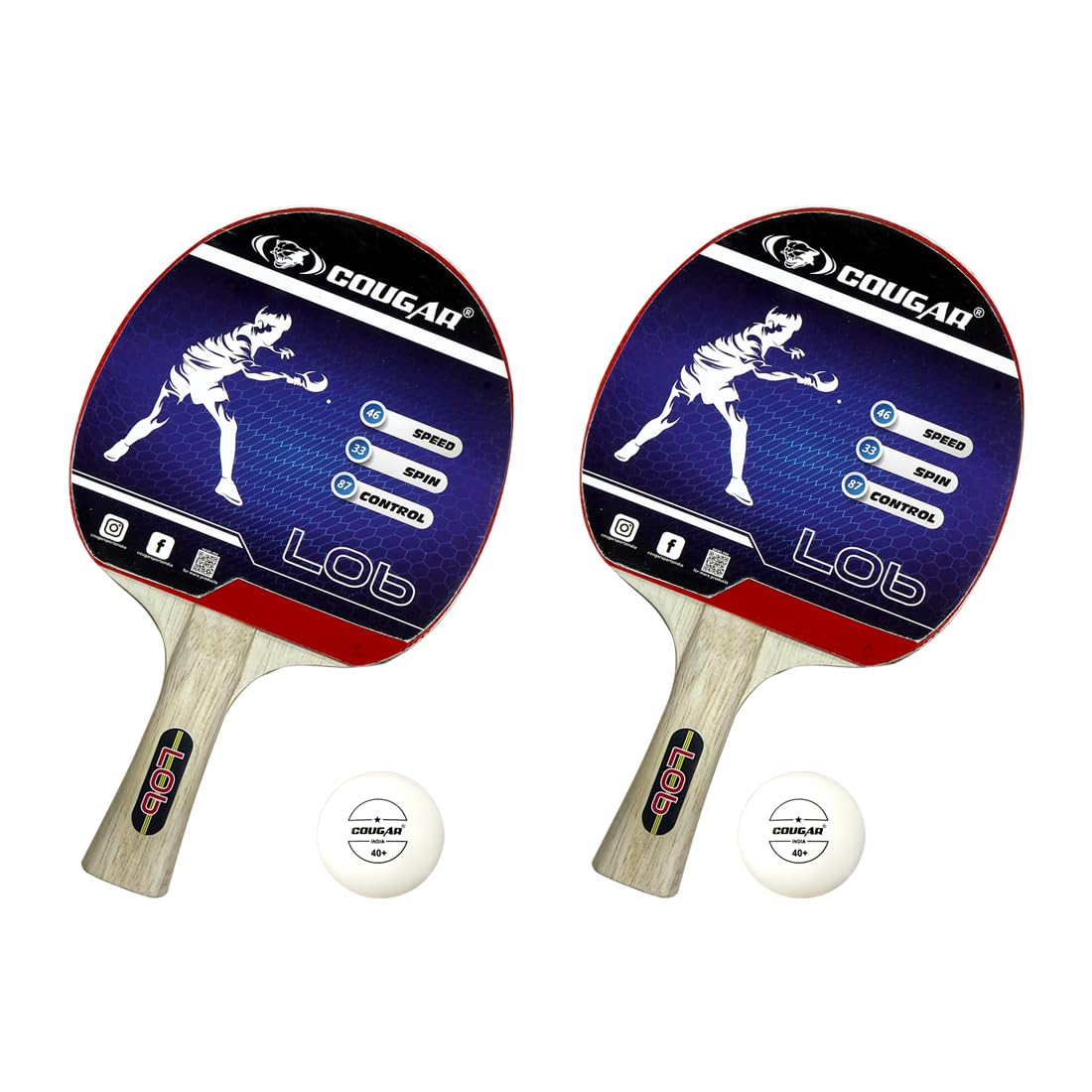 LOB-TABLE TENNIS RACKET