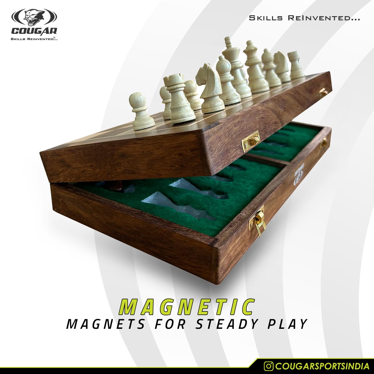 Wooden Magnetic Chess