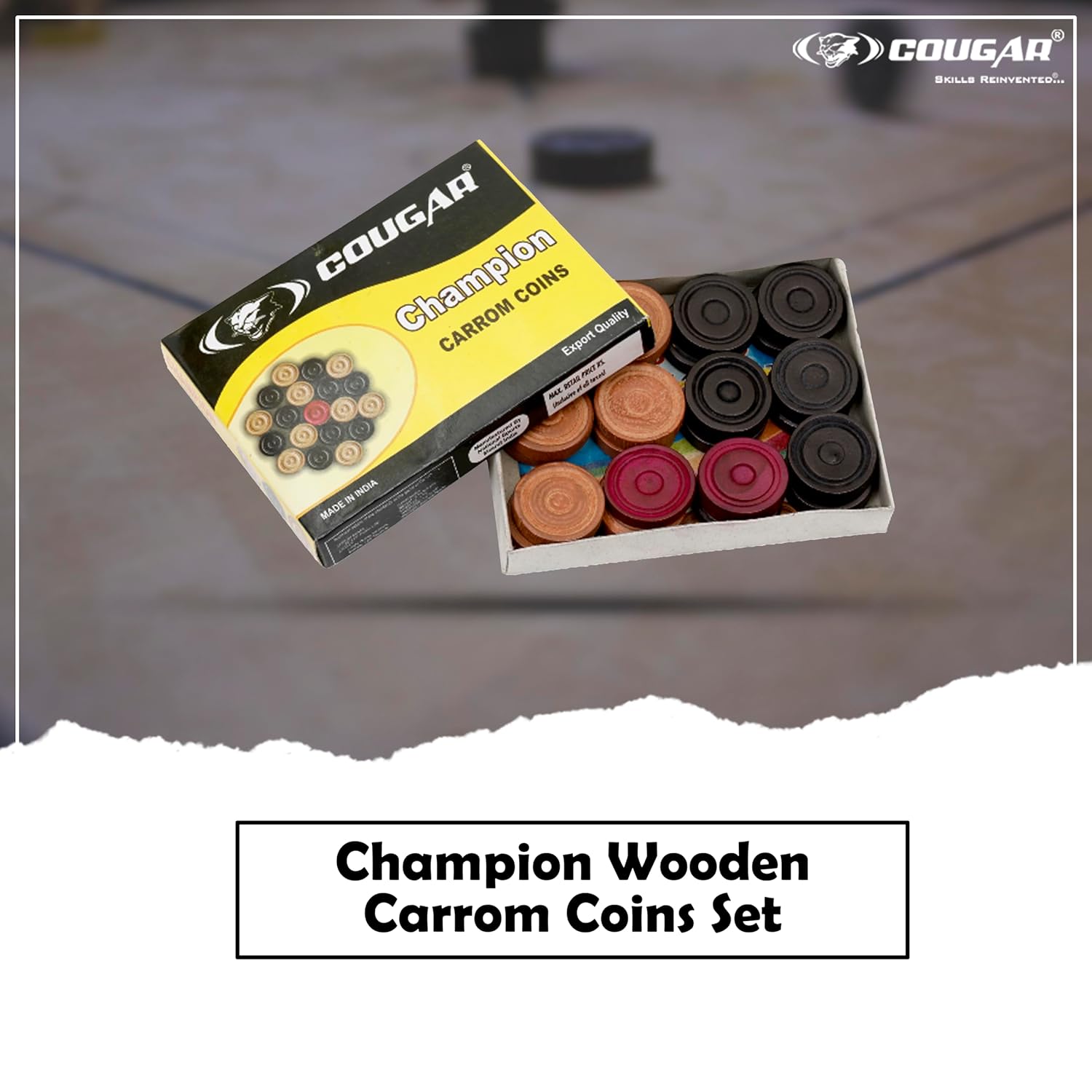 CHAMPION CARROM COINS