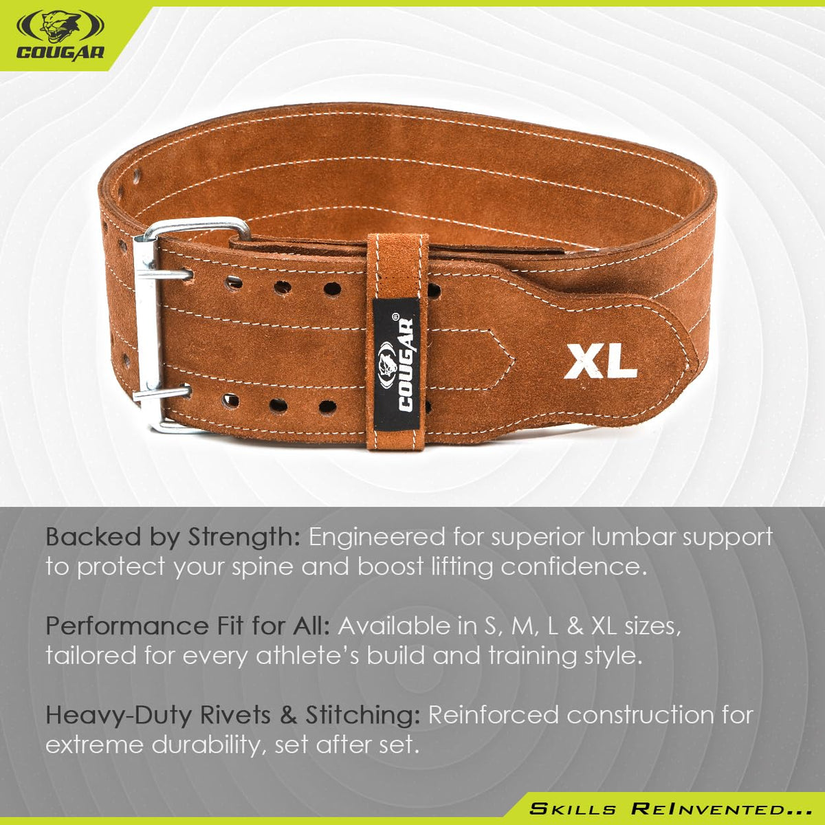 XTREME Power Lifting Belt (Brown)