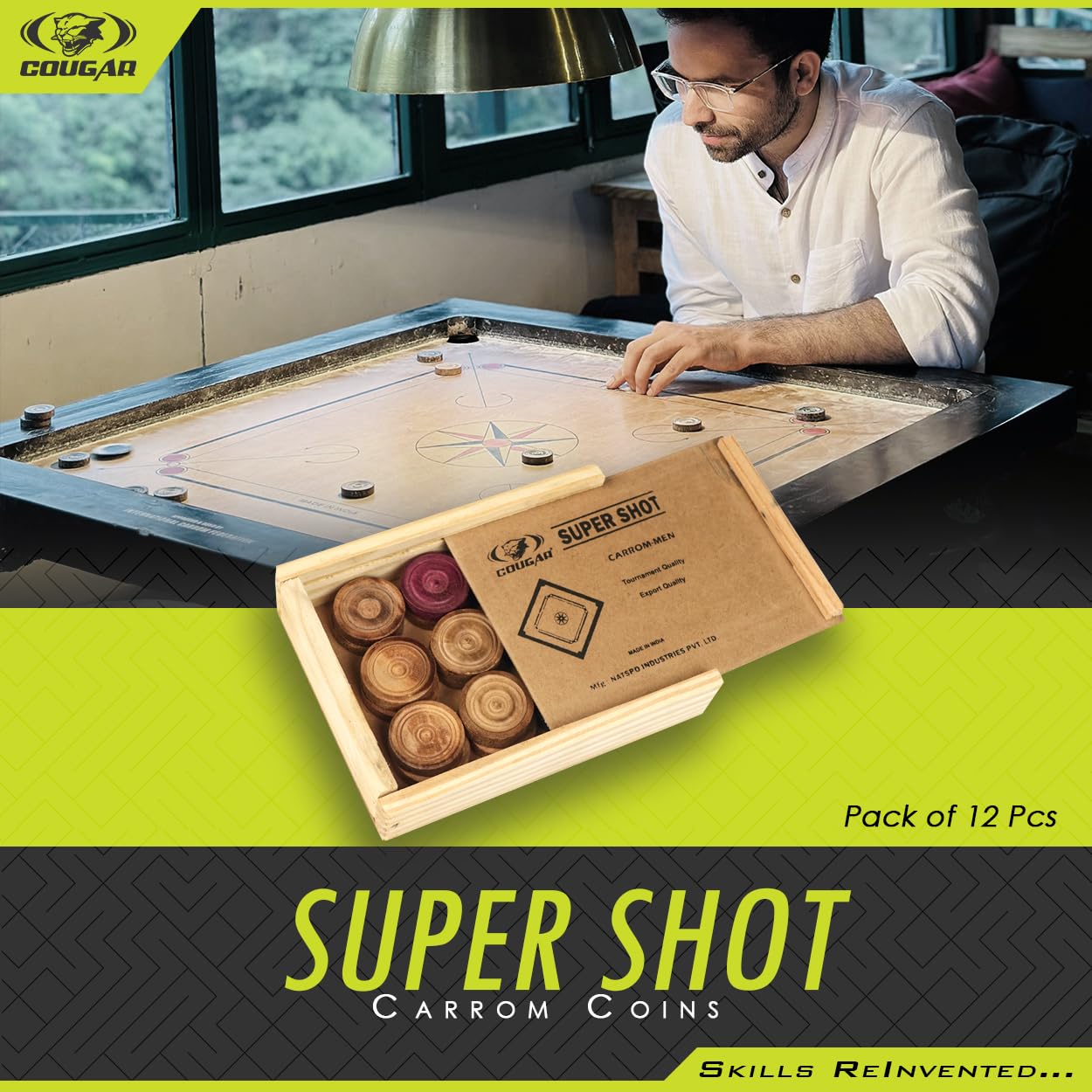 SUPERSHOT CARROM COINS