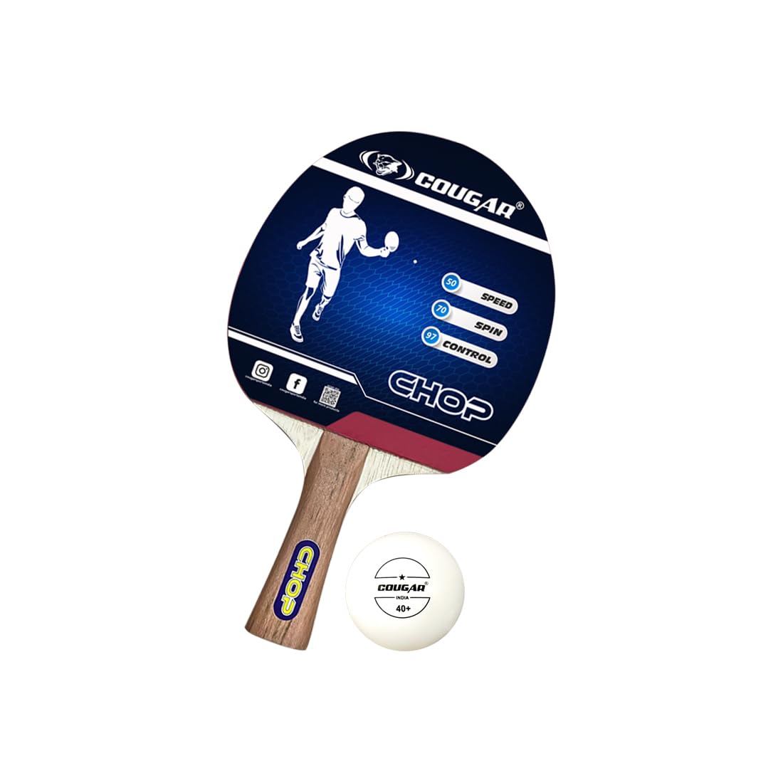CHOP TABLE TENNIS RACKET