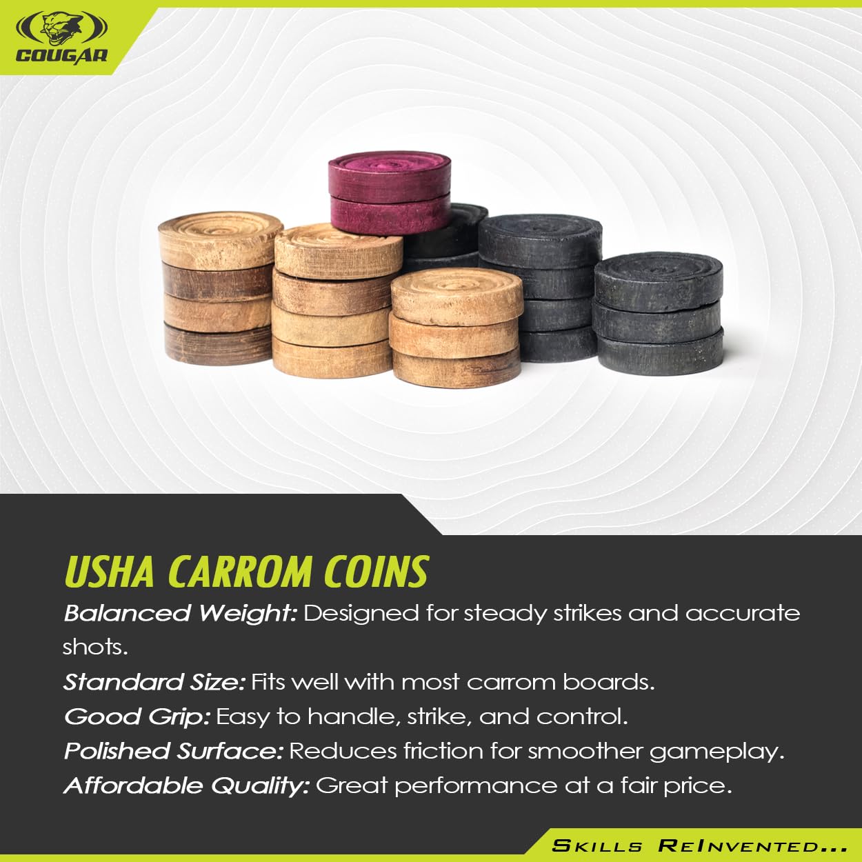 USHA CARROM COINS