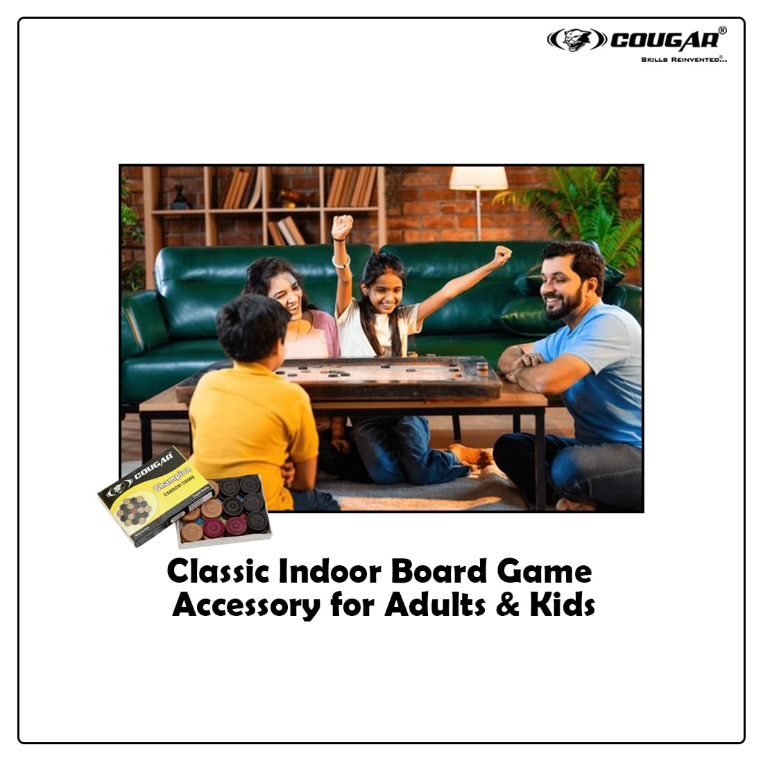 CHAMPION CARROM COINS