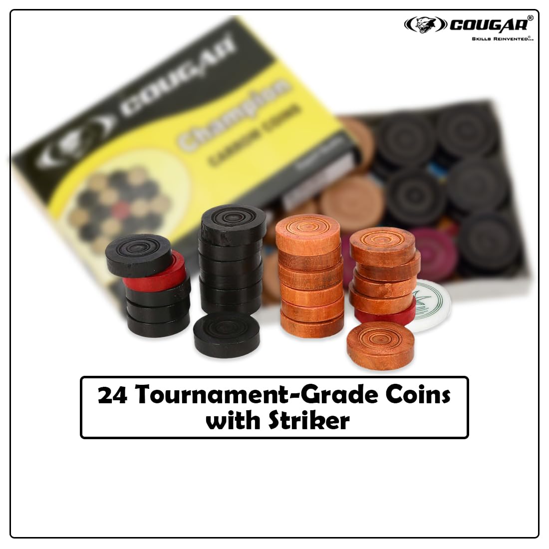 CHAMPION CARROM COINS