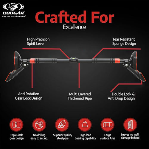 THREE WAY SUPPORT Pull Up Bars