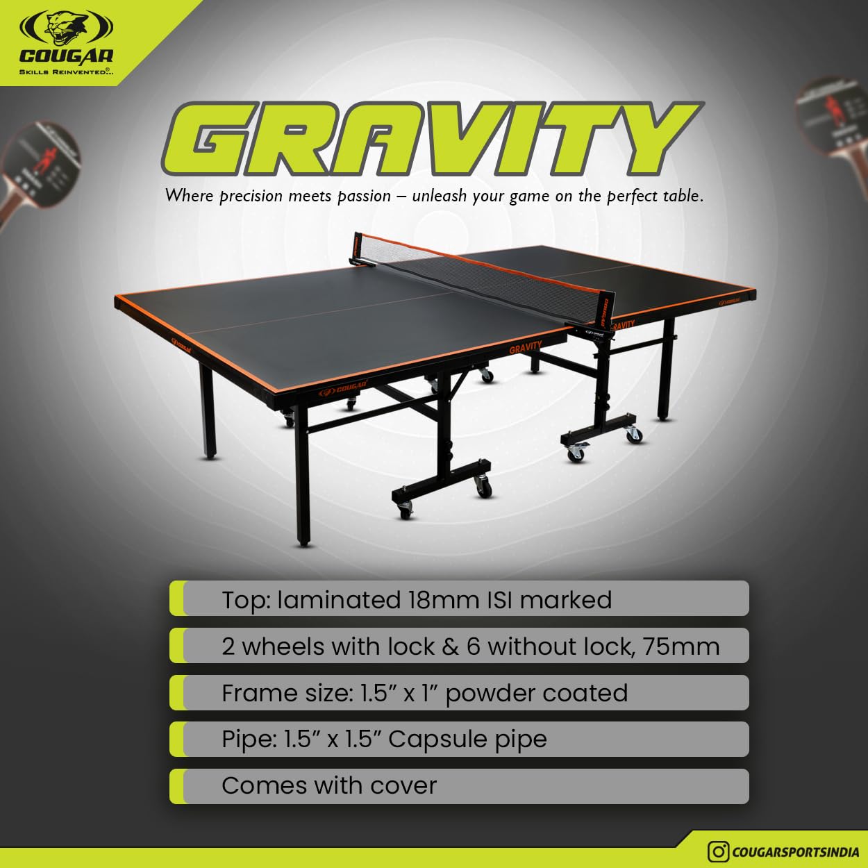 TT Table Gravity