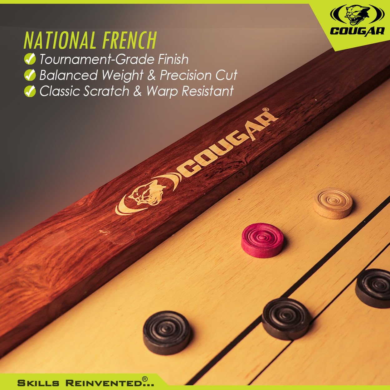National FRENCH CARROM COINS