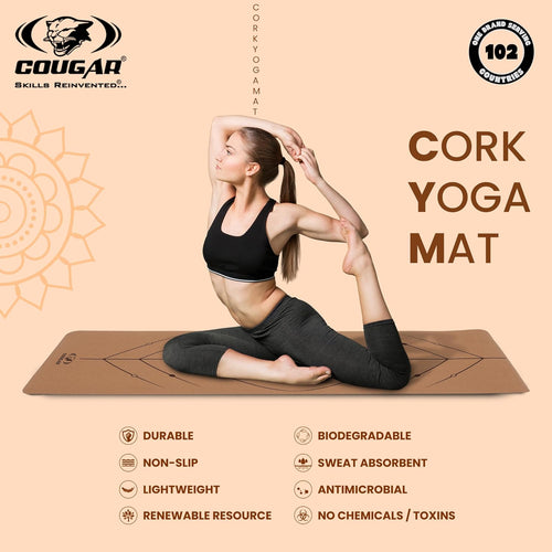 TPE Cork Yoga Mat